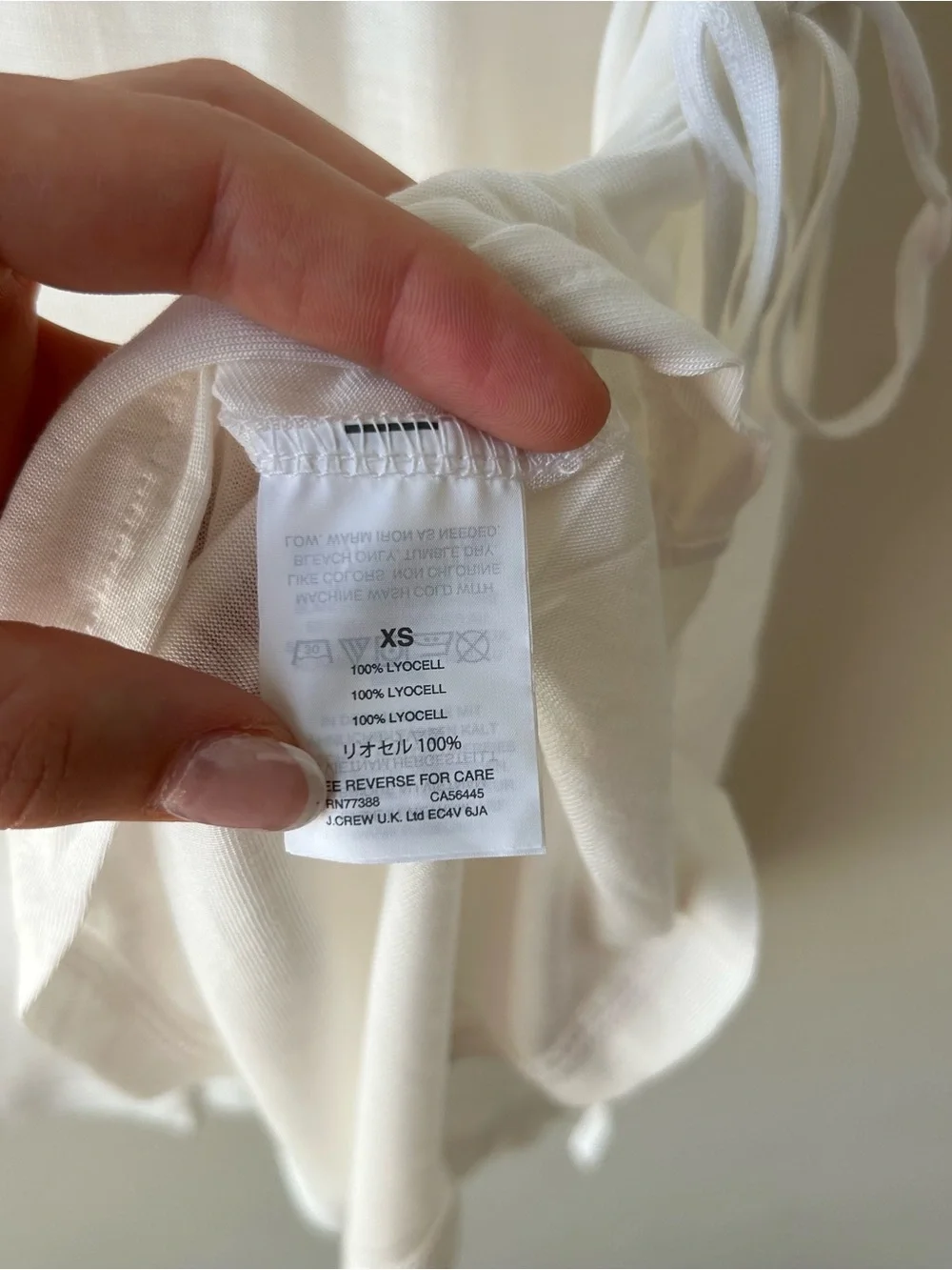 J. CREW Gathered Drawstring Peplum T-Shirt Tee